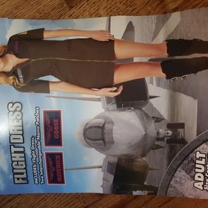 Top gun goose and maverick Halloween costume women